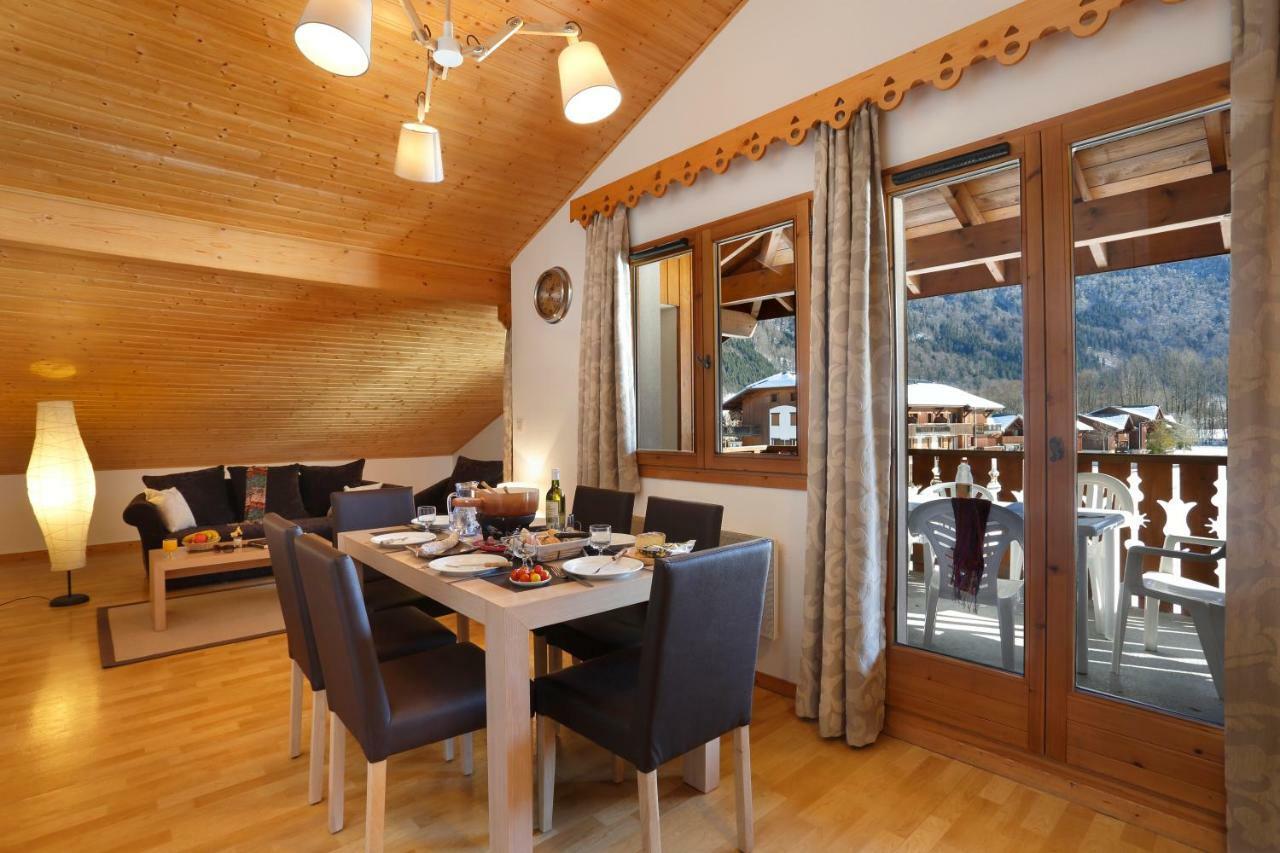 Résidence Néméa Le Grand Tétras Samoëns Esterno foto
